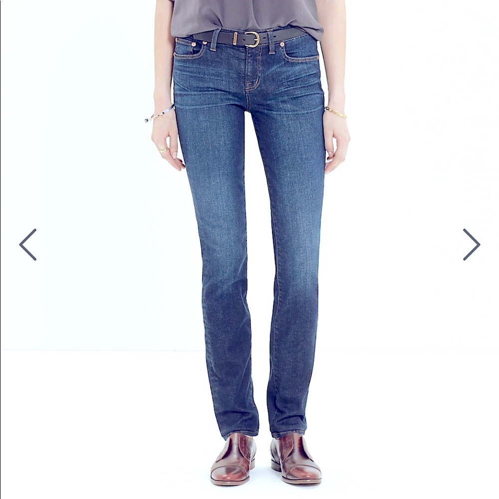 Madewell mid-rise straight leg jean